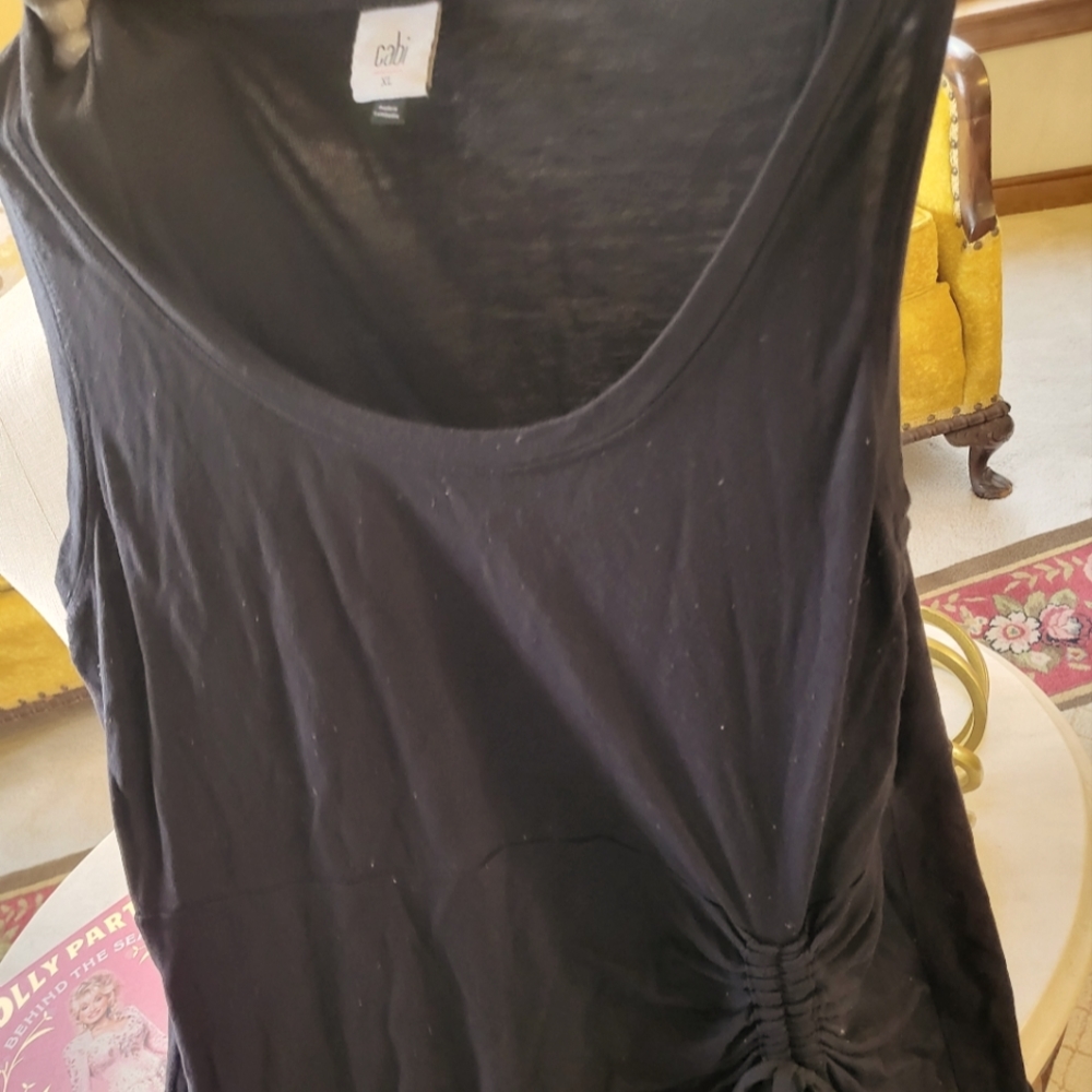 Cabi Black dress with drawstring